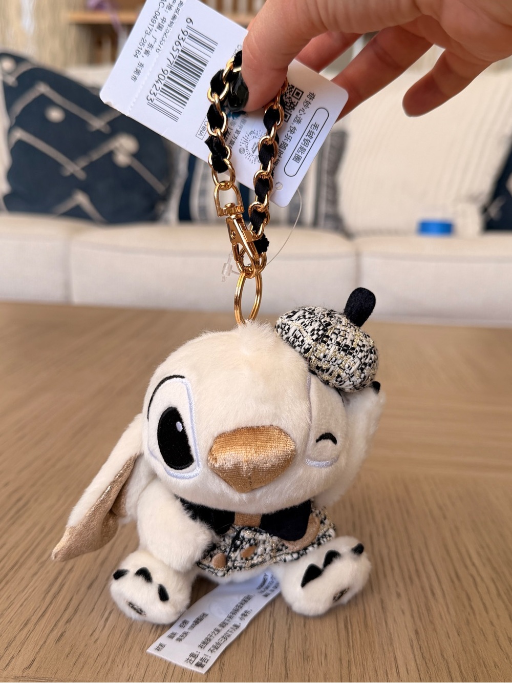Disney x Shanghai Disney Store: Stitch— "MISS" Collection in White & Gold NWT